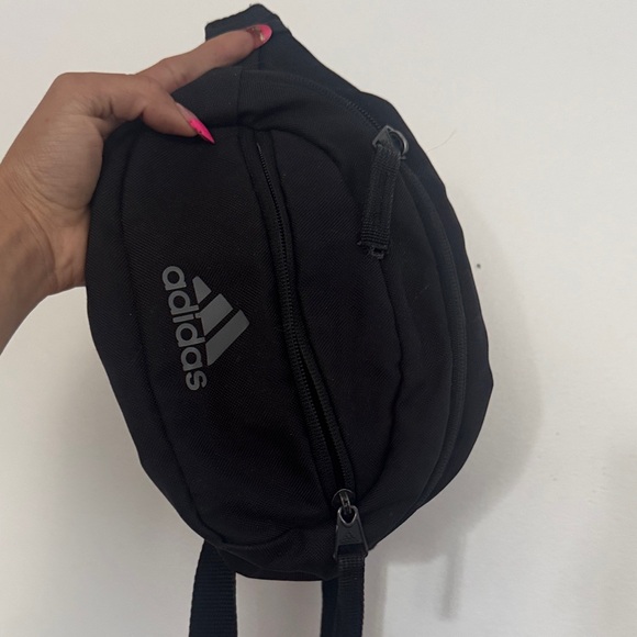 Adidas Black Belt Bag for Men - Picture 1 of 2